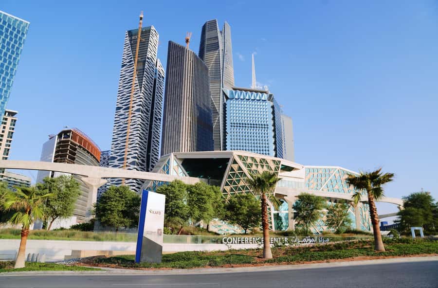 Architectural Wonders of KAFD, An Iconic Destination - ALWADI: the open public area where street-level life happens