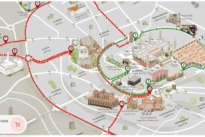 City Sightseeing Al Madinah Hop-On Hop-Off Bus Tour - Ticket value that goes beyond 24 hours