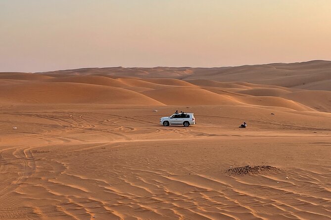 Red Sand Dunes Tour with Camel Ride ,Quad Biking, Heritage House - Sunset views and the campfire dinner that turns it into an evening, not a ride